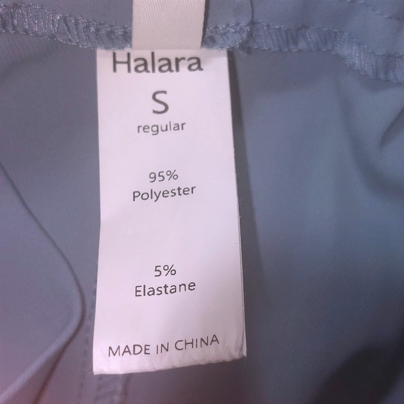 Halara High Waisted D-Ring Buckle Belted Wide Leg Pants Forget-Me-Not SZ S NWOT - Picture 14 of 15